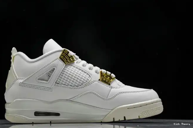 Kick Theory Jordan Gold 4 AQ9129-170 Metallic Retro 0511